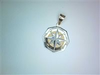 Anhänger Sommer Herr MARE in Gold ROSA DEI VENTI PI N/Z_3 - ROSA DEI VENTI PI N/Z_3